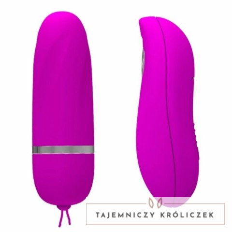 Pretty Love Debby - Jajeczko Wibrujące z Pilotem, 12 Trybow, Liliowe PRETTY LOVE