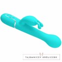 Pretty Love Dejon Rabbit 3w1 wielofunkcyjny masażer aqua green silikon PRETTY LOVE