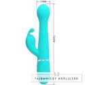 Pretty Love Dejon Rabbit 3w1 wielofunkcyjny masażer aqua green silikon PRETTY LOVE