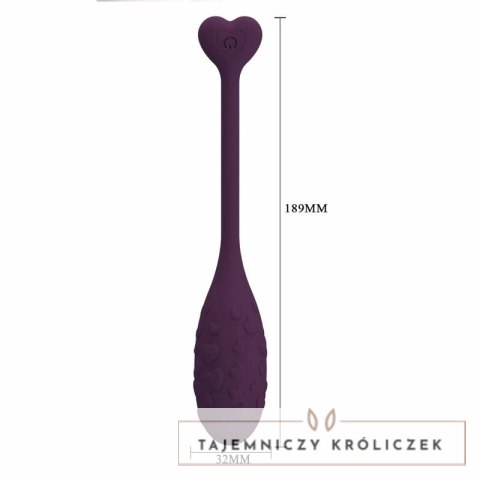 Pretty Love Fisherman - Jajko sterowane aplikacją, 12 trybow, liliowe PRETTY LOVE