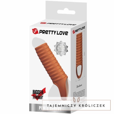 Pretty Love Hartman - Elastyczna nakładka intymna TPR, naturalny kolor PRETTY LOVE