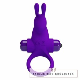 Pretty Love Krolik Fioletowy - Pierścień Wibracyjny Silikonowy 10 Trybow PRETTY LOVE