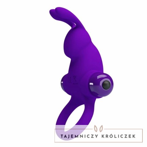 Pretty Love Krolik Fioletowy - Pierścień Wibracyjny Silikonowy 10 Trybow PRETTY LOVE