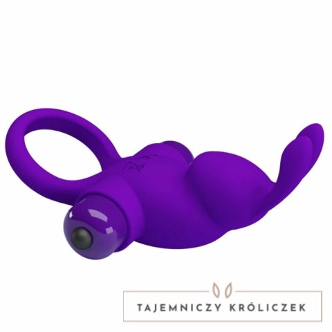 Pretty Love Krolik Fioletowy - Pierścień Wibracyjny Silikonowy 10 Trybow PRETTY LOVE
