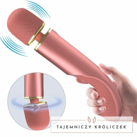 Pretty Love Lotus masażer wibracyjny 7 trybow rożowy 29cm USB PRETTY LOVE