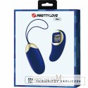 Pretty Love Mina niebieskie jajko sterowane pilotem, 10 trybow, USB PRETTY LOVE