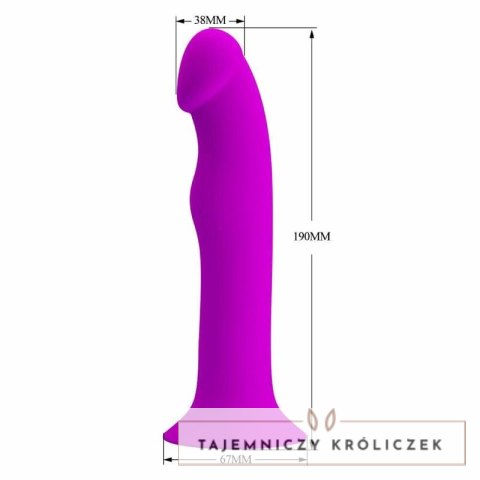 Pretty Love Murray - wibrator i stymulator punktu G, fioletowy, 12 trybow PRETTY LOVE