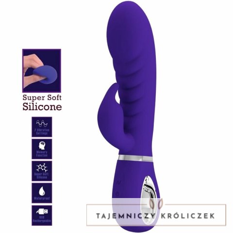 Pretty Love Prescott wielofunkcyjny masażer G-Spot fioletowy USB PRETTY LOVE
