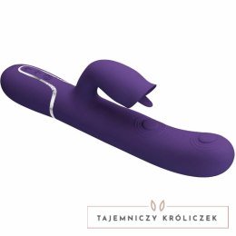 Pretty Love Rabbit Violet - zaawansowany model z ruchomym języczkiem, silikonowy PRETTY LOVE