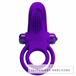 Pretty Love VibraRing fioletowy silikonowy pierścień stymulujący 10 trybow PRETTY LOVE