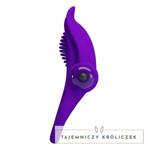Pretty Love VibraRing fioletowy silikonowy pierścień stymulujący 10 trybow PRETTY LOVE