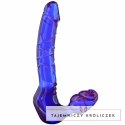 TOYJOY Strapless Strap-On silikonowy system podwojny 24 cm fioletowy TOYJOY