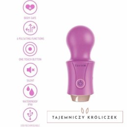 Xocoon Rożdżka Podrożna Fuksja - Kompaktowy Masażer z 6 Trybami XOCOON