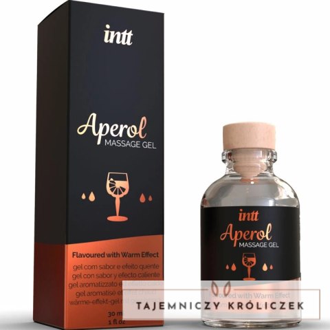 INTT Żel do masażu Aperol z efektem intensywnego ciepła 30 ml INTT