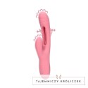 Loveline Pink Arabesque - wibrujący masażer punktu G z funkcją kroliczka Loveline by Shots