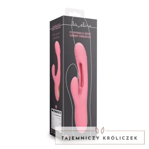 Loveline Pink Arabesque - wibrujący masażer punktu G z funkcją kroliczka Loveline by Shots