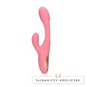 Loveline Pink Arabesque - wibrujący masażer punktu G z funkcją kroliczka Loveline by Shots