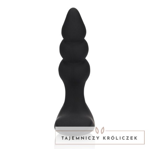 Loveline Plug z Wibracją i Pilotem, Licorice Black, anatomiczny kształt Loveline by Shots