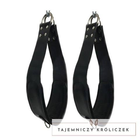 Mr. Sling Skorzane Pętle Podtrzymujące 60 cm z Wyściołką i D-Ringami Mr. Sling