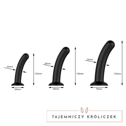Nexus Dilating Set S/M/L - Zestaw silikonowych modeli z przyssawkami Nexus