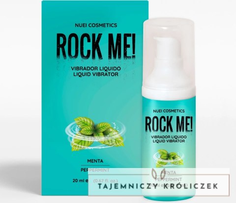 Nuei ROCK ME! Liquid Vibrator Żel stymulujący miętowy 20 ml Nuei