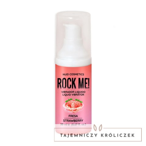 Nuei Rock Me! Żel Wibrujący Truskawkowy 20 ml - Efekt Tingling Nuei