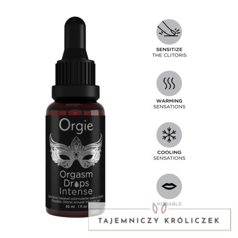Orgie Orgasmic Bullet Mini wibrator + żel nawilżający 10 trybow Orgie