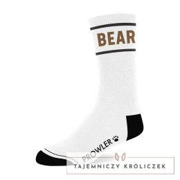 Prowler Red Bear - skarpety sportowe z paskami i logo, rozmiar uniwersalny Prowler