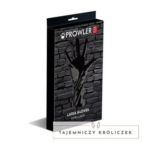 Prowler Red rękawiczki lateksowe L, bezszwowe, kolor czerwony Prowler