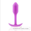 B-Vibe Snug Plug 1 Fuchsia silikonowy anatomiczny korek 54g B-Vibe