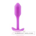 B-Vibe Snug Plug 1 Fuchsia silikonowy anatomiczny korek 54g B-Vibe