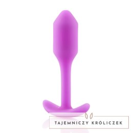 B-Vibe Snug Plug 1 Fuchsia silikonowy anatomiczny korek 54g B-Vibe