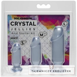 Doc Johnson Crystal Jellies Zestaw startowy 3 elementy - rożne rozmiary Doc Johnson
