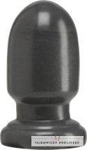 Doc Johnson Shellshock Mini - kompaktowy korek anatomiczny PVC Gun Metal Doc Johnson