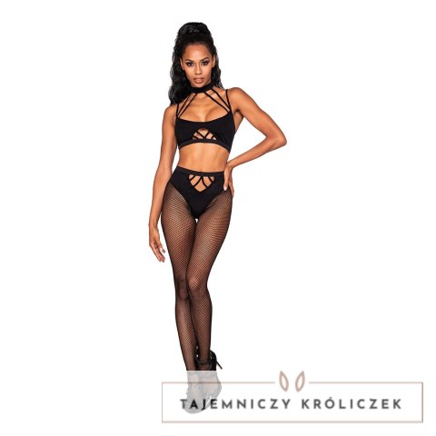 Dreamgirl Komplet Top i Szorty Uniwersalny Czarny Dreamgirl