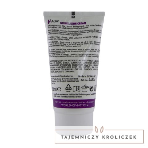 HOT V-Activ Krem dla kobiet stymulujący olejki eteryczne 50ml HOT