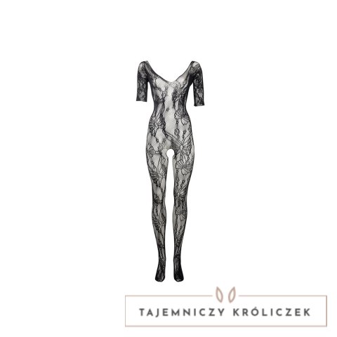 Le Desir Bodystocking S-XL Koronkowy Długi Rękaw Elastyczny Czarny Le Désir by Shots