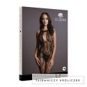 Le Desir Bodystocking koronkowe S-XL z wysokim dekoltem czarne Le Désir by Shots