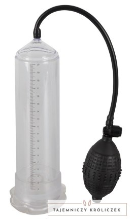 Mr. Boner Manualna Pompa Treningowa Przezroczysta 22 cm Skala ABS Mister Boner
