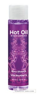 NUEI Hot Oil Wild Blackberry - Olejek do masażu, rozgrzewający, 100 ml NUEI