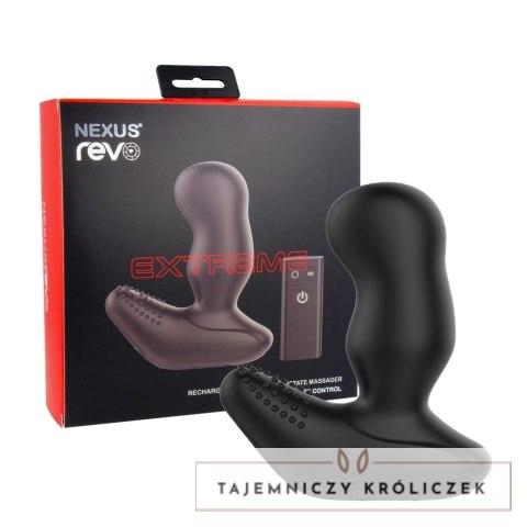 Nexus Revo Extreme masażer anatomiczny z pilotem, silikonowy, czarny Nexus