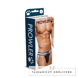 Prowler Majtki męskie na pasku otwarty tył L biało-czarne Prowler