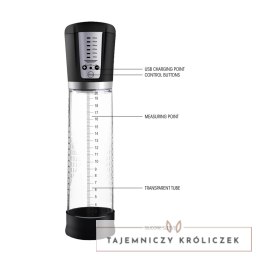 Pumped by Shots Automatyczna Pompa Intymna Premium 29 cm Akumulatorowa Pumped by Shots