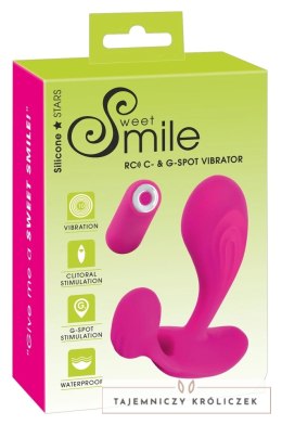 Sweet Smile RC C&G-Spot - Wibrator punktu G i łechtaczki z pilotem, silikon Sweet Smile