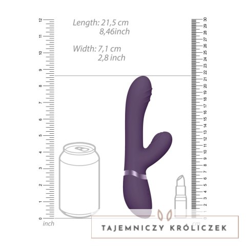 Vive Tani - Wibrator pulsacyjny, 3 niezależne silniki, fioletowy VIVE by Shots