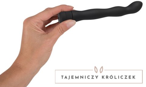 You2Toys model falisty - czarny aplikator intymny z wibracją 18 cm You2Toys