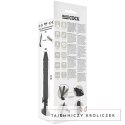 BASECOCK Pilotowany wibrator czarny 20 cm TPE z przyssawką i pilotem BASECOCK