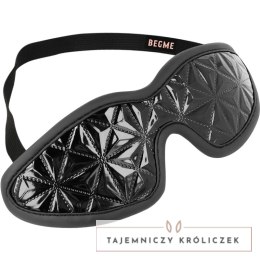 BEGME Maska Zakrywająca Oczy Premium Black Edition Neoprenowa Podszewka BEGME