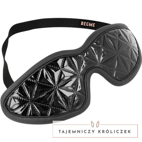 BEGME Maska Zakrywająca Oczy Premium Black Edition Neoprenowa Podszewka BEGME