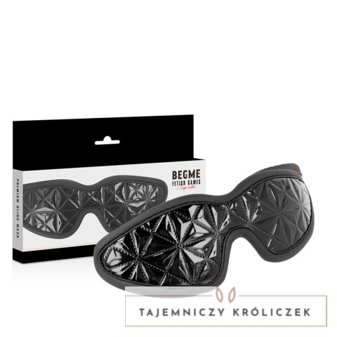 BEGME Maska Zakrywająca Oczy Premium Black Edition Neoprenowa Podszewka BEGME